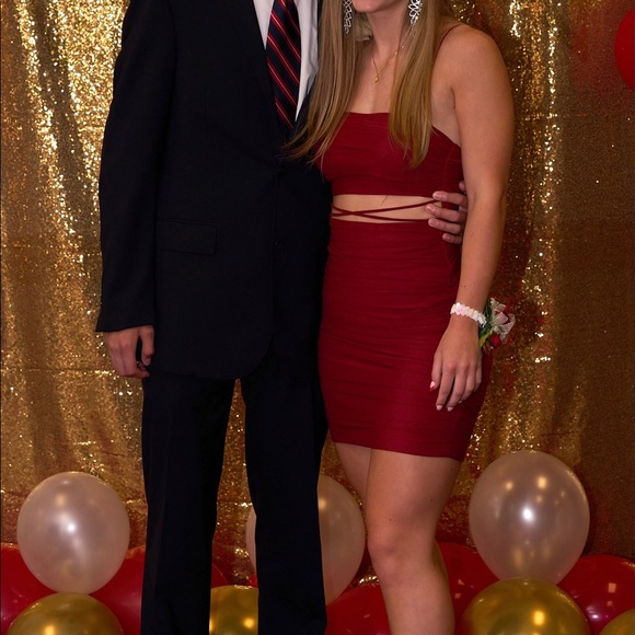 Cut Out Homecoming Dress - Picture 1 of 4